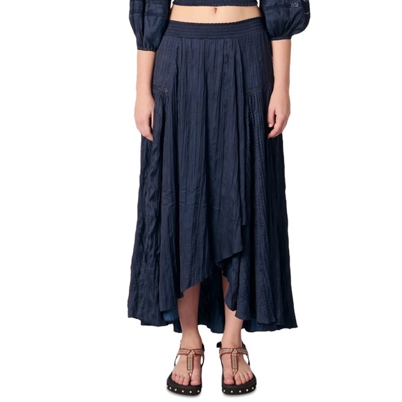 Japri Satin Effect Maxi Skirt - Picture 1 of 8